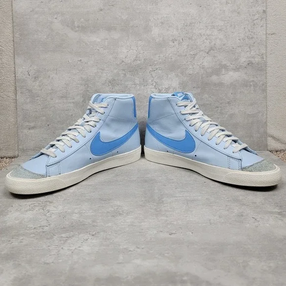 Nike Blazer Mid 77 Vintage Mens 9.5 Celestine Blue FD0304-400 Athletic Sneakers - Picture 4 of 8